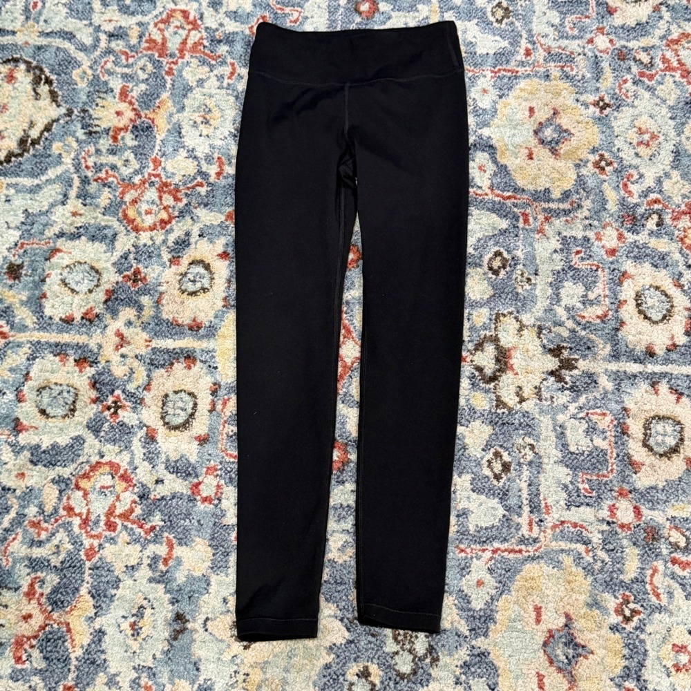 Athleta Girl Chit Chat Tight Legging Girls M 8-10 Black High Rise Active EUC